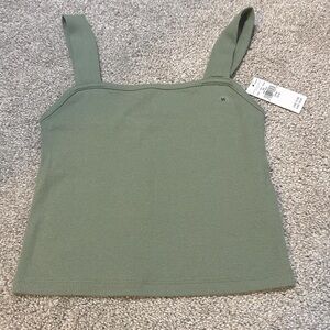 American Eagle Cropped Rib Tank Top